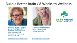 Build a Better Brain with Nutrition and 8 Weeks to Wellness