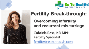 Fertility Break-through Gabriela Rosa
