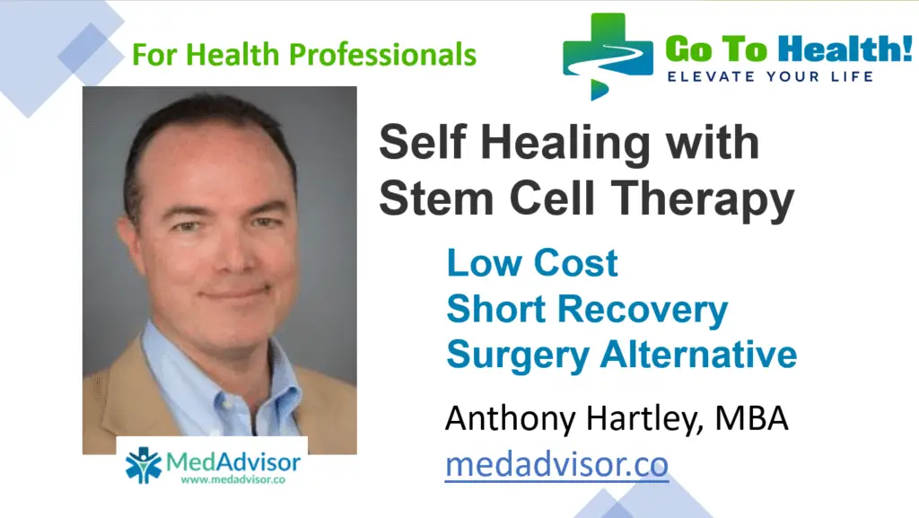 Stem Cell Therapy - Help for Health Professionals