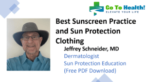 Best Sunscreen Practice and Sun Protection Clothing Jeffrey Schneider MD