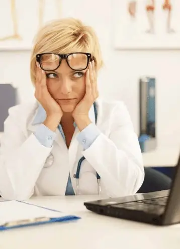 Doctor frustrated with marketing