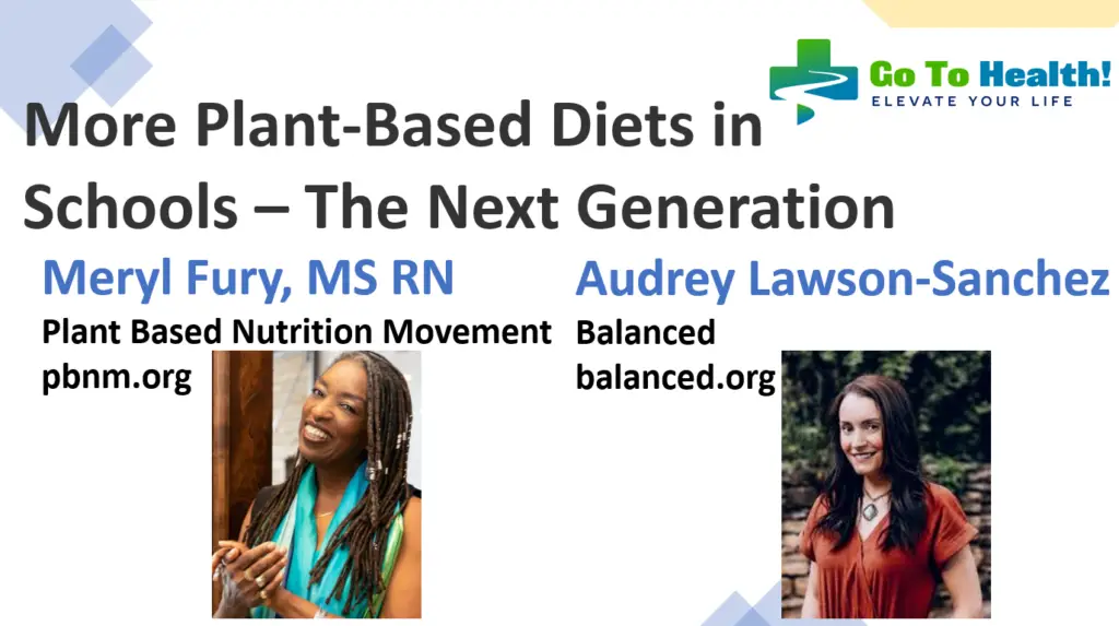 More Plant-Based Diets in Schools - The Next Generation