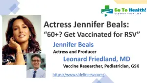 Actress Jennifer Beals 60+ Get Vaccinated for RSV