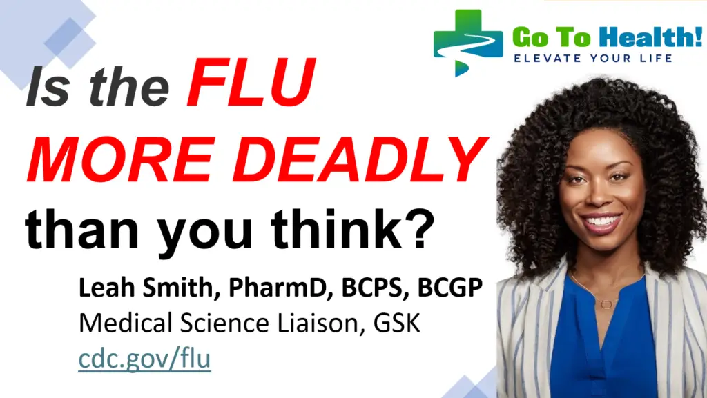 Is the Flu More Deadly than You Think? Leah Smith PharmD CDC GSK