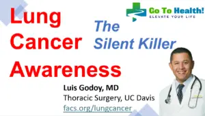 Lung Cancer Awareness - the Silent Killer - Luis Godoy MD UC Davis Medical Center