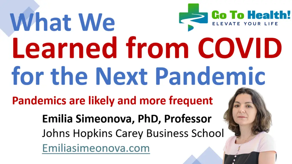 What We Learned from Covid for the Next Pandemic - Emilia Simeonova PhD Johns Hopkins U