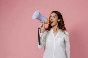 call to action megaphone