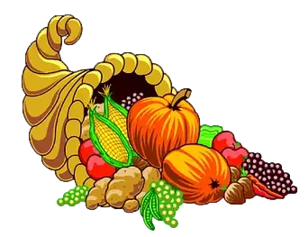 Thanksgiving cornucopia