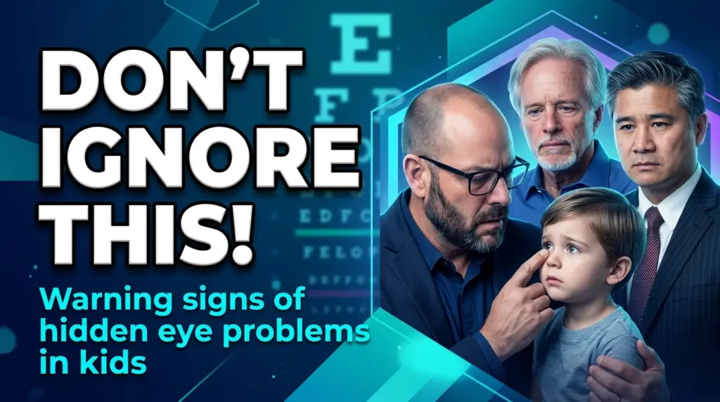 Warning Signs of Hiddren Eye Problems in Kids